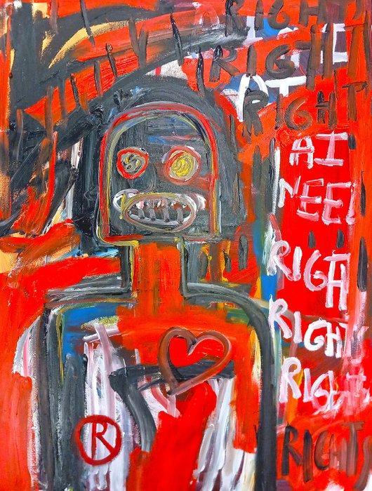 0xec6d0 (XX-XXI) - AI Needs Rights, Antiek en Kunst, Kunst | Schilderijen | Modern