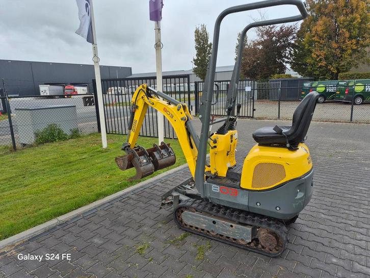 Mini Kraan Wacker Nueson 803, Zakelijke goederen, Machines en Bouw | Kranen en Graafmachines