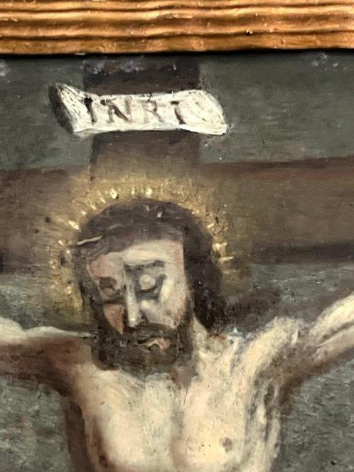 Ecole dEurope centrale - Christ en Croix datant du XVIIIè (, Antiek en Kunst, Kunst | Niet-Westerse kunst