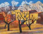 Guillem Villà Bassols (1917-2001) - Paisaje con almendros, Antiek en Kunst
