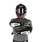 Elleboogbeschermers Leatt 3DF 6.0 Wit-Zwart, Motoren, Verzenden, Nieuw