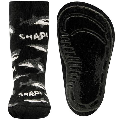 Antislipsok Ewers Zwart met Grijze Haaien en Snap!-39/42 N, Kinderen en Baby's, Kinderkleding | Schoenen en Sokken, Jongen, Nieuw