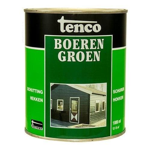 Tenco Boerengroen 2,5 liter, Doe-het-zelf en Verbouw, Verf, Beits en Lak, Nieuw, Ophalen of Verzenden