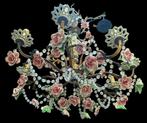 Kroonluchter - maiolica keramiek - Shabby Chic-luster met