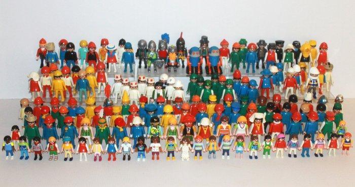 Playmobil - Figuur - Playmobil - 150 poppetjes met, Antiek en Kunst, Antiek | Overige Antiek