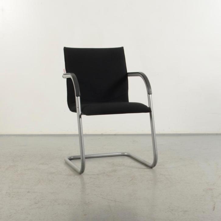 Vergaderstoel Ahrend 4150 - Zwart - Sledeframe, Huis en Inrichting, Stoelen, Ophalen of Verzenden
