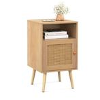 2dekans | Coast Nachtkastje Rotan 40x39x70 cm - Set van 2 -, Huis en Inrichting, Tafels | Bijzettafels, Ophalen of Verzenden, Zo goed als nieuw