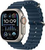 Apple Watch Ultra 2 49 mm titanium kast naturel op, Verzenden, Zo goed als nieuw