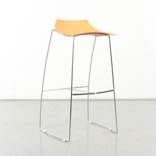 Marco Maran Hoop design barkruk, oranje, ringpoot, Huis en Inrichting, Bureaustoelen, Ophalen of Verzenden
