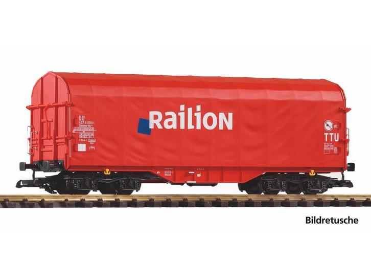 PIKO 37020 G Schiebeplanenwagen DB Raillion V (08/2026), Hobby en Vrije tijd, Modeltreinen | Overige schalen, Overige typen, Nieuw