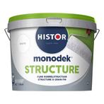 Histor Monodek Structure - Structuurverf Wit 10L, Doe-het-zelf en Verbouw, Verf, Beits en Lak, Nieuw, Wit, Verzenden