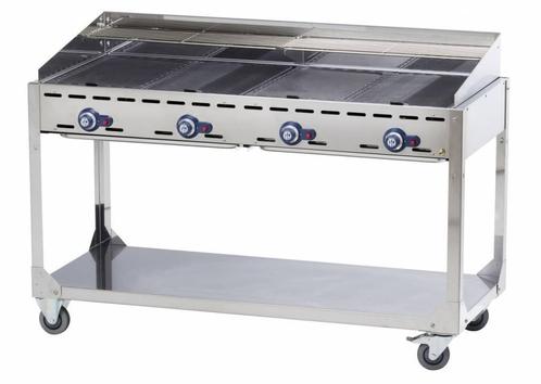 Professionele Gasbarbecue met 4 branders | 1400x612x(h)82..., Zakelijke goederen, Horeca | Keukenapparatuur, Verzenden