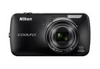 Nikon Coolpix S800C Digitale Compact Camera - Zwart, Verzenden, Zo goed als nieuw