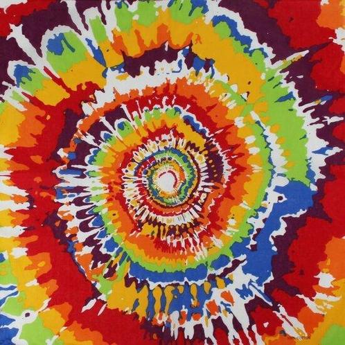 Haarband Bandana Zakdoek Tie Dye Regenboog Print Multi Color, Sieraden, Tassen en Uiterlijk, Uiterlijk | Haarverzorging, Verzenden