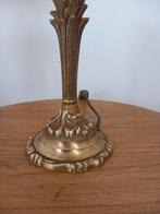 Bureaulamp - Gelaagde bevroren ijs - Houten bureaulamp