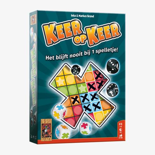 Keer Op Keer - Dobbelspel, Hobby en Vrije tijd, Gezelschapsspellen | Bordspellen, Nieuw, Verzenden
