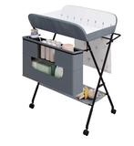 Verstelbare opvouwbare aankleedtafel met wielen, Kinderen en Baby's, Verzenden, Nieuw