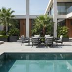 Arezzo San Francisco low dining tuinset 240x100xH69 cm 7, Ophalen of Verzenden, Nieuw