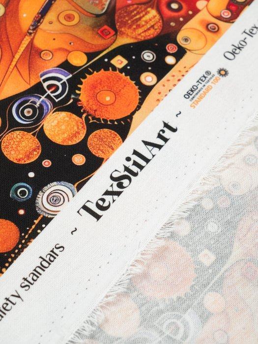 Gratis verzending! TexStilArt - Gustav Klimt Gold -, Antiek en Kunst, Antiek | Kleden en Textiel