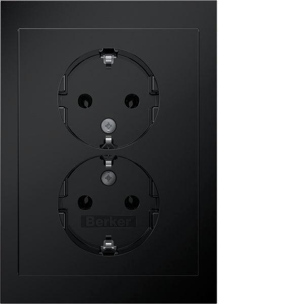 Hager Berker R.3 Wandcontactdoos (WCD-schakelmateriaal), Doe-het-zelf en Verbouw, Elektra en Kabels, Overige typen, Nieuw, Verzenden