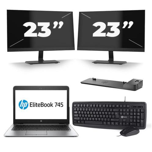 HP EliteBook 745 G4 - AMD PRO A10-8730B - 14 inch - 8GB RAM, Computers en Software, Windows Laptops, Zo goed als nieuw, Verzenden
