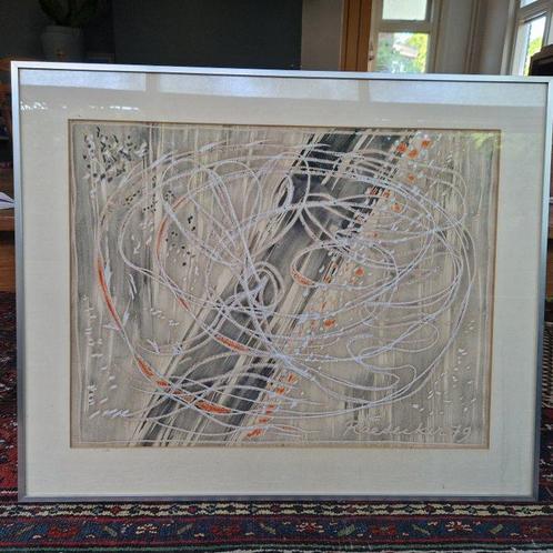 Max Raedecker (1914-1987) - Compositie met lijnen, Antiek en Kunst, Kunst | Schilderijen | Modern