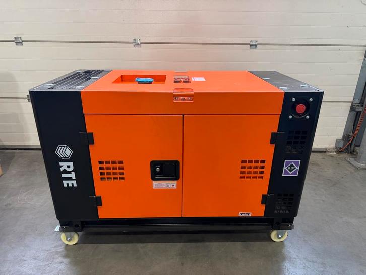 RTE 13,8 KVADe generator aggregaat, Doe-het-zelf en Verbouw, Aggregaten, Dieselolie, Nieuw, Elektrisch startend, Geluidgedempt