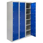 3 x Lockerkast Metaal - Blauw - Zesdeurs - Flatpack - Per, Zakelijke goederen, Kantoor en Winkelinrichting | Magazijn, Stelling en Opslag