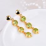 Zonder minimumprijs - Oorbellen Zilver - Peridot -, Sieraden, Tassen en Uiterlijk, Oorbellen, Nieuw