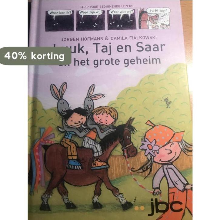 Luuk, Taj en Saar en het grote geheim - Jorgen Hofmans &, Boeken, Overige Boeken, Zo goed als nieuw, Verzenden