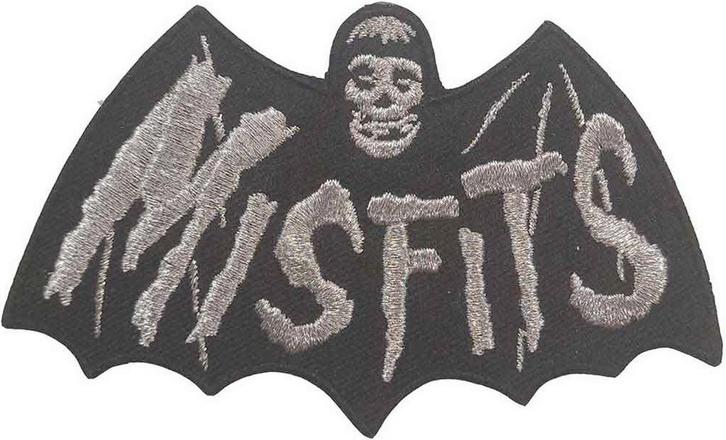 Misfits - Bat Log - Patch officiële merchandise, Verzamelen, Muziek, Artiesten en Beroemdheden, Kleding, Nieuw, Ophalen of Verzenden