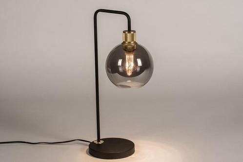 Rietveld Tafellampen - Zwart, Grijs, Goud - Glas, Metaal, Huis en Inrichting, Lampen | Tafellampen, Verzenden