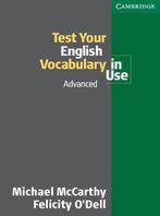 Test Your English Vocabulary In Use: Advanced 9780521545341, Verzenden, Zo goed als nieuw, Felicity O'Dell