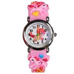 Fako® - Kinderhorloge - 3D - Eenhoorn Mini – Roze, Nieuw, Verzenden