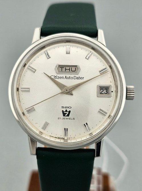 Citizen - Auto Dater 520 - Zonder Minimumprijs - 3001-T -, Sieraden, Tassen en Uiterlijk, Horloges | Heren
