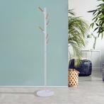 Staande kapstok Nacka kledingrek 172 cm wit en houtkleurig [, Huis en Inrichting, Verzenden, Nieuw