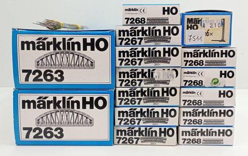Märklin H0 - 7263/7267/7268/7511/7018/7019 - Bruggen (40) -, Hobby en Vrije tijd, Modeltreinen | H0