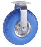 Bokwiel 3.50-4 Anti-lek wiel PU BLAUW, Verzenden, Nieuw