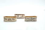 Servetring (3) - .835 zilver - Drie servetringen., Antiek en Kunst, Antiek | Goud en Zilver