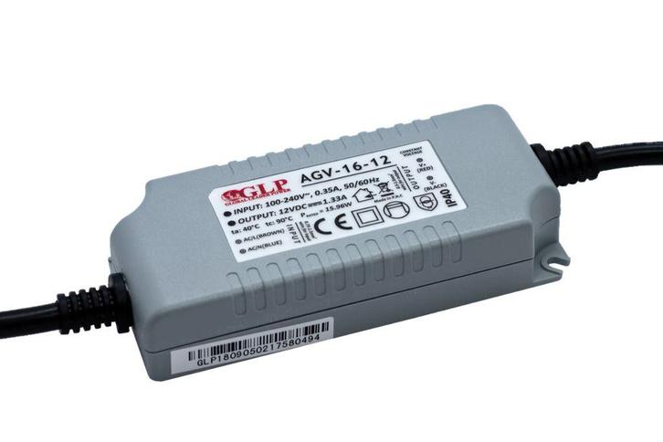 Ledvoeding - 12 volt - 1,33 ampère - 15,96 watt, Hobby en Vrije tijd, Elektronica-componenten, Verzenden