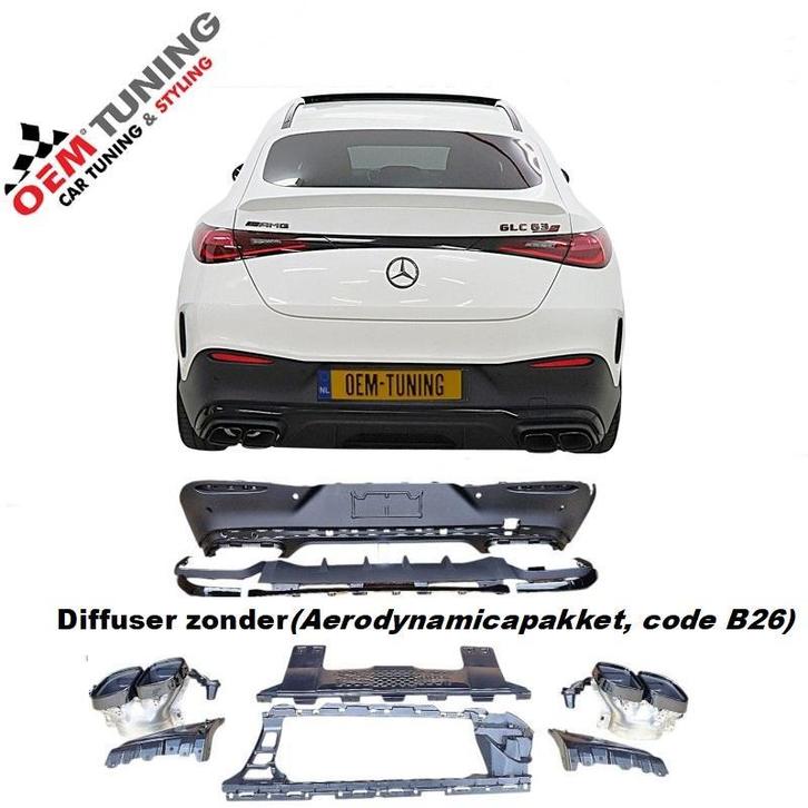 Mercedes-Benz GLC63 COUPE| C254 | 63 AMG Diffuser | 22-26, Auto-onderdelen, Carrosserie en Plaatwerk, Nieuw, Mercedes-Benz, Achter