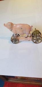 Jep - Blikken speelgoed - Rare Jep Tin Penny Toy, Pig On