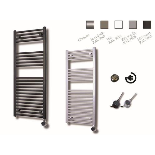 Elektrische Design Radiator Sanicare Plug En Play 172 x 60, Doe-het-zelf en Verbouw, Sanitair, Overige typen, Nieuw, Chroom, Ophalen of Verzenden