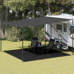 vidaXL Tenttapijt 400x400 cm HDPE zwart, Caravans en Kamperen, Verzenden, Nieuw