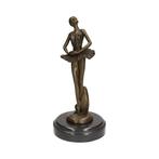 sculptuur, Ballerina - 26 cm - Brons, Marmer