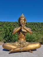 sculptuur, Buddha - 45 cm - Brons, Antiek en Kunst