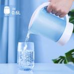 Waterkoker - Elektrisch  - 0.6L - 650W - Blauw •, Verzenden, Zo goed als nieuw