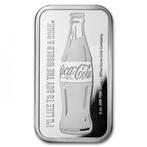 5 Troy Ounce - Zilver .999 - Coca-Cola-bar, Postzegels en Munten
