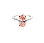 Ring - 18 karaat Witgoud - 2.23ct. tw. Roze Diamant (Fancy, Nieuw