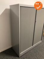 Roldeurkast - Ahrend - 144x120x45cm - Zilvergrijs met grijze, Zakelijke goederen, Kantoor en Winkelinrichting | Kantoormeubilair en Inrichting